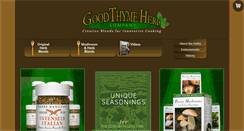 Desktop Screenshot of goodthyme.com